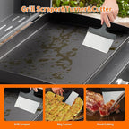 Griddle Cleaning Kit for Blackstone Accessories,Flat Top Grill Cleaning Kit Tools for Outdoor,Griddle Cleaner Brush Set with Grill Stone Cleaning Brick, Griddle Scraper&Scouring Pads