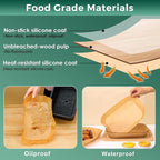 Air Fryer Liners Disposable for Dual Basket, 200Pcs Rectangle Parchment Paper Liner for Ninja DZ201 DZ401, Chefman/COSORI 2-Basket Air Fryer, Oil Proof Baking Paper by Vailnd(8.6x5.5 Inch)