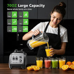 Blender for Smoothies with 1800 Watt Motor Powerful Countertop Blenders for Kitchen 70OZ Large Capacity Smoothie Blender and Grinder Combo for Ice Crush Frozen Drinks Puree
