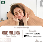 Pizuna Pure 100% Cotton Full Duvet Cover Set, Luxurious 400 Thread Count Long Staple Cotton Sateen Weave with Button Closure (Combed Peach Cotton Duvet Cover Full)