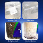 Exhale Homegrown CO2 MAX - Largest CO2 Bags for Indoor Grow Rooms & Grow Tents - Foliage Mushroom Bags (2 Pack)