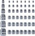 42 PCS Round Axe Handle Wedge Safety Handle Metal Wedge Hammer Handle Wedges Steel Wedge Kit for Axe Hammer Sledge (0.31/0.39/0.47/0.55/0.63/0.71 Inch)
