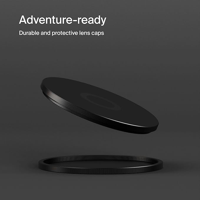 Urth 43mm Metal Lens Filter Caps - Durable Protective Cover for Camera Lens Filters with Precision Fit