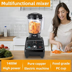 Panana Professional Countertop Blender, 1400W for Shakes and Smoothies, Home & Commercial With Timer and Speed Control, 68oz BPA-Free, Dishwasher Safe