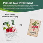 500 Cherry Belle Radish Seeds | USA Grown, Non-GMO, Heirloom | Fast-Growing, Sweet & Crisp | Harvest in 25 Days | Spring Vegetable for Gardeners of All Levels