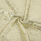 JYFLZQ Champagne Sequin Backdrop Curtains 7ft x 7ft 1 Panel Glitter Photo Booth Backdrops Sparkly Photography Background Drapes for Parties Wedding Bridal Showers