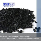 PUREBURG Replacement Filters Compatible With Fylecen FC-385 4L MERIOR FULAN 3.8L &POWIFY 4L Electric Kitchen Composter,1-Pack (2 Filters) Activated Carbon Filter Air Clean