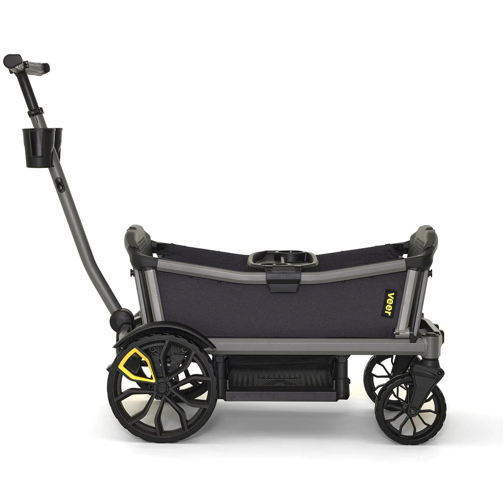 Veer Cruiser City XL | Premium Urban Wagon Stroller for Babies, Toddlers, and Kids | Traditional Stroller Push Steering | JPMA Certified | Lightweight and Collapsible | 4 Seater