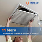 Filters Fast 14x30x1 Air Filter MERV 11, 1" AC Furnace Air Filters, Made in the USA, Actual Size: 13.75"x29.75"x0.75, 6 Pack