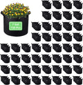 150 Pack 7 Gallon Grow Bags Garden Plant Grow Bag Aeration Fabric Pots with Handles Nonwoven Cloth Pots Planting Bags Garden Bags to Grow Vegetables Flowers Potatoes (7 Gal)