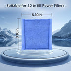 12 PCS Aquarium Filter Cartridge Filters, Rite-Size C (EZ-Change #3) Fish Tank Filter Cartridge, Replacement with Power Filters 275/375 Power Filters 200/350