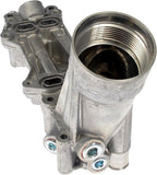 Dorman 926-959 Patented Upgraded Aluminum Engine Oil Filter Housing with Oil Cooler and Filter Compatible with Select Models (OE FIX)