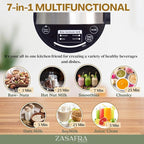 Upgraded 50oz Nut Almond Milk Maker Machine (Built-in Strainer Filter), 7 in 1 Multifunctional, Creamy Homemade Soy, Oat, Coconut, Plant Based Milks and Non-Dairy Beverages, 5-6 Cups per Batch
