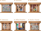 MaidMAX 15pc Drawer Dividers - Adjustable Organizers for Clothes, Underwear, Makeup, Kitchen Utensils & Tools - 16' x 2.7' DIY Dresser Drawer Separators for Bedroom, Kitchen, Office