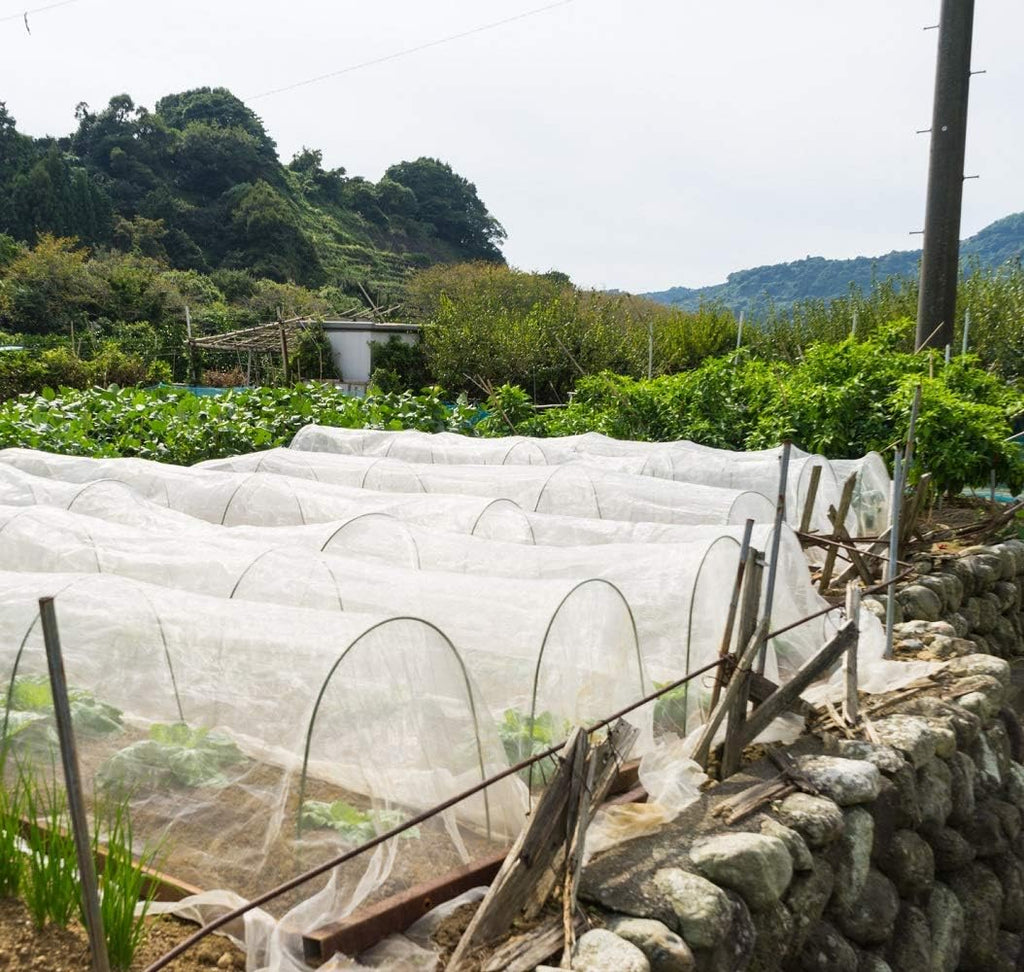 Garden Netting Pest Barrier: 4'x20' Fine Bug Netting for Garden Protection Row Cover Raised Bed Screen Mesh Greenhouse Mosquito Net, Protecting Tree Plants Vegetable Flowers Fruits