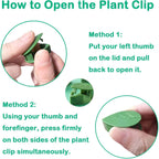 Plant Climbing Wall Fixture Clips, 100Pcs Self-Adhesive Plant Fixer Wall Clips Hook Vines Traction, Invisible Holder Leaf Shaped Wall Vines Fixing Clips Indoor Outdoor Decor