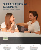8 Inch Full Mattress, Cooling Memory Foam Full Size Mattress, Motion Isolation in Made in USA Mattresses in a Box, Fiberglass Free, Medium Firm, CertiPUR-US Certified, Pressure Relief, CY-8-F