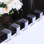 Boao 50 Packs Table Skirt Cover Clips Plastic Tablecloth Clips for Outdoor Party Dining Home 1 3/5 to 1 4/5 Inches
