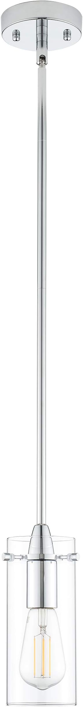 Chrome Pendant Lights Kitchen Island - Small Clear Glass Pendant Light Fixture