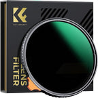 K&F CONCEPT 55mm Black Diffusion Mist 1/4 Effect & Variable ND2-400 (1-9 Stops) Neutral Density Filter 2 in 1, Putter Adjust Multi-Function Camera Lens Filter with 28 Multi-Coated (Nano-X Series)