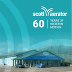 Scott Aerator 3/4 Horse Power 230V Muck Blaster - 100ft Cord | 3/4 Horse Power Aquasweep w/Truss Mount | Water Circulator | Water Agitator | Water Mover | Muck Blower