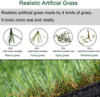 Artificial Grass Turf 5FTX38FT, 1.38" Pile Height Realistic Synthetic Grass, Indoor Outdoor Pet Faux Grass Astro Rug Carpet for Garden Backyard Patio Balcony
