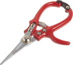 2 - pack Q-yard Pruning Shear, Mini- Extra Sharp Garden Hand Pruners, Easier Cutting, Comfortable Ergonomic, Less Effort - Gardening Scissors for Men & Women