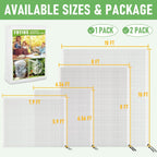 Fruit Tree Netting, 8x8 FT Plant Mesh Netting for Garden Protection with Zipper, Blueberry Bush Insect Netting Cover as Garden Pest Barrier from Cicadas, Bug, Bird for Apple, Tomato