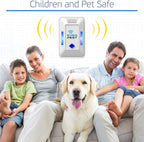 Ultrasonic Pest Control Repeller (2-Pack) Plug in Flea Rat Roach Mosquito Cockroaches Rodent Spider Scorpion Fruit Fly Insect Indoor Plug Repellent