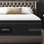 Full Size Mattress 10 Inch Firm Hybrid Mattresses with Extra Lumbar & Shoulder Support, Motion-Isolation Bed in a Box for Pain Relief Deep Sleep Fiberglass Free - No Odor, 365 Night Trial