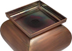 H Potter Tall Planter with Tray Large Outdoor Planters Decorative Copper Flower Pots Indoor Garden Urn Plants Herbs Porch Patio Hallway Entryway Home