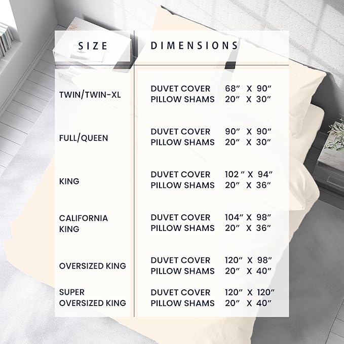 Kotton Culture 120"x120" 3 Pc Super King Plus/Super Oversize King Duvet Cover Set 100% Egyptian Cotton - 600 TC Comforter Cover, Zipper Closure & Corner Ties - Fits Only Extra Large Inserts - Butter