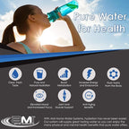 APPLIED MEMBRANES INC pH Neutralization Water Filter Cartridge | Calcite Filter to Raise Alkalinity of Low pH Water | Standard 4.5" x 10" Size fits 10 Inch Filter Housing | H-F4210CALCITE (4.5x10))