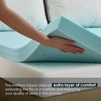 FDW 8 inch Full Mattress Gel Memory Foam Mattress for Cool Sleep,Medium Firm with 3 Inch Gel Memory Foam Topper Set/,Pressure Relief,CertiPUR-US Certified (Full)