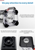 72 Oz Large Blender - 2200W Professional, High Speed Commercial Blender, Variable Speed, Self-Cleaning, Dishwasher Safe