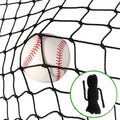 Baseball Softball Backstop Nets, Heavy Duty Sports Netting Barrier #18 Baseball Netting 10'x10'/10'x20'/15'x15'…