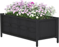 Zhongma Sturdy Raised Garden Bed with Inner Fabric Liners for Vegetables Flower, Planter Box for Backyard Patio Balcony. Inner Size: 33.85x14.17x11 inch