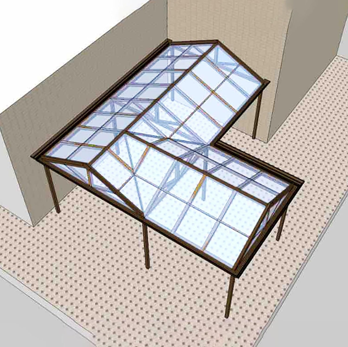 Greenhouse Panels Daylighting Roof Panels Transparent Greenhouse Panel Easy to Bend and Cut for Outdoor Gardens Greenhouses.(Transparent,3.3x19.7ft)