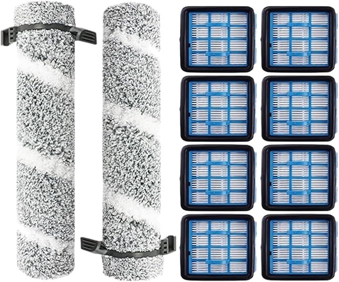 Replacement Parts ，Compatible For Bissell， 3930F 3933 V2 3999Z Floor Scrubber Roller Brush Filter Washing Vacuum Cleaner Parts(A)
