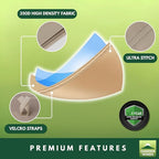 Garden Winds Durable 350 Replacement Canopy Top Compatible with Pomeroy Domed 10’ x 13’ Gazebo Model L-GZ702PST - Beige