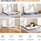 Sweetnight Tri Folding Mattress - 4-inch Foldable Mattress with a Collapsible and Washable Cover | Medium-Firm with Non-Slip Design | Suitable for RV Travel, Camping, Guest （Queen）