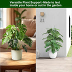 10 Pack Stackable Monstera Plant Support, Garden Stakes for Climing Plants Stem Support, Durable Plant Accessories for Indoor Outdoor Potted Plants, Pothos, Vine, Flower Use