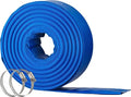 2" x 50FT Pool Backwash Hose, Heavy-Duty Pool Hose, Lay Flat Discharge Hose, Durable Burst Resistant, Pool Filter Pump Water Drainage, Sump Pump Discharge, with 2 Clamps