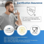 PUREPLUS 5 Micron 20" x 2.5" Whole House Sediment Home Water Filter, 20-inch Sediment Pre-Filtration, Replacement Cartridge Aqua Pure AP110-2C, Pentek P1-20/SP-P1-20/PX01-20, Watts FPMB5-20, 4Pack