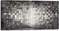 Inpraradiso Large Bedroom Abstract Wall Art: Living Room Modern Picture Square Painting Hand Painted Textured Artwork Kitchen Horizontal Contemporary Canvas Print for Home Office Decor
