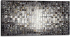 Inpraradiso Large Bedroom Abstract Wall Art: Living Room Modern Picture Square Painting Hand Painted Textured Artwork Kitchen Horizontal Contemporary Canvas Print for Home Office Decor