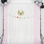 Poise3EHome White Sequin Backdrop Curtains,2 Panels 2FTx8FT Glitter Background for Party Halloween Birthday Party Baby Shower Wedding Christmas Thanksgiving Holiday Festival Decor