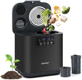 COSTWAY 4L Electric Composter for Kitchen, Smart Waste Dispenser Countertop Compost Machine w/Replaceable Filters, Auto-Cleaning, LED Display, Indoor Compost Bin, Turn Food Waste to Dry Fertilizer
