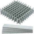 acDesign 40Pcs Grid Drawer Dividers, Adjustable Drawer Organizer for Socks, Underwear, Lingerie, Makeup, Bedroom Office Kitchen Storage (Grey)