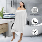 Extra Large Bath Towels Set 35x70 Inches - White Luxury 600 GSM Oversized Bath Sheet Towel,Ultra Soft Microfiber - Quick Dry,Highly Absorbent Shower Towels Spa Hotel Bathroom Towel Set (4-Pack)